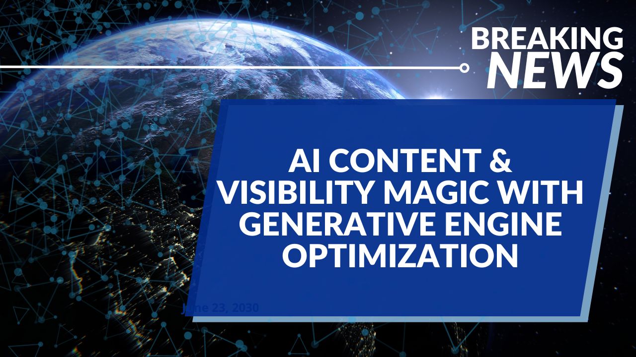 AI Content & Visibility Magic with Generative Engine Optimization